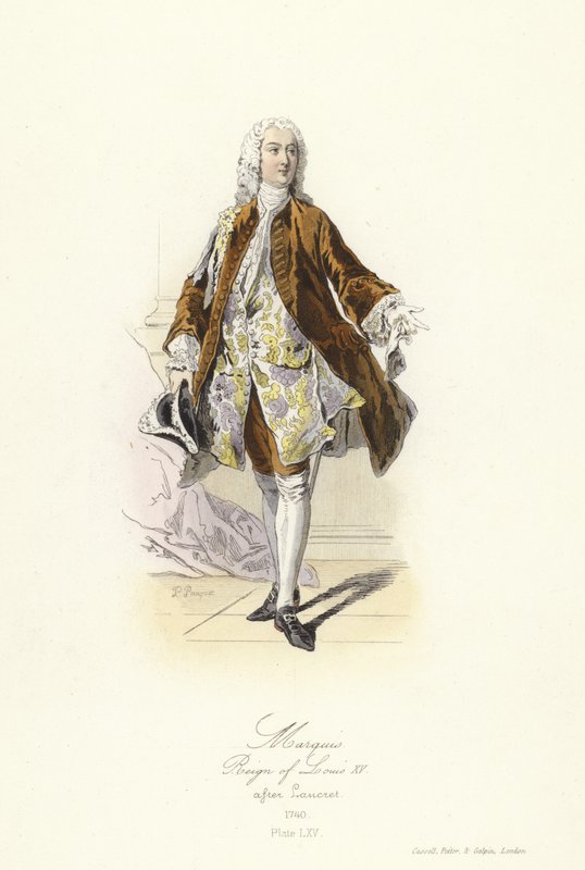 Markies, regeerperiode van Lodewijk XV van Frankrijk door French School
