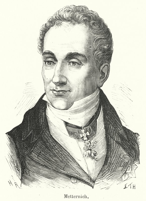 Metternich door French School