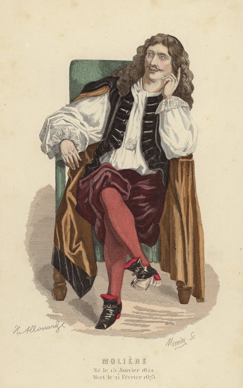 Molière door French School