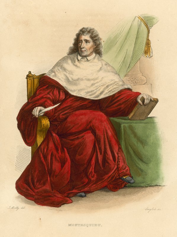 Montesquieu door French School