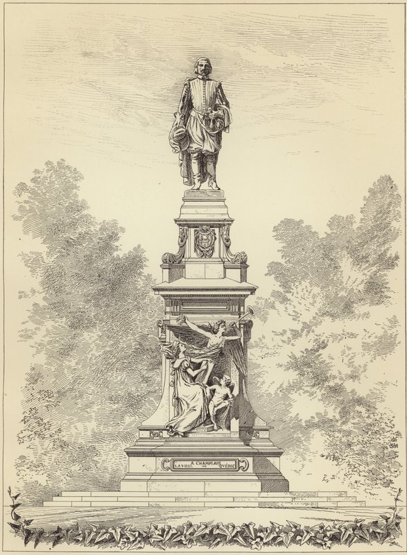 Monument de Champlain door French School