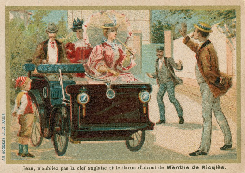 Motorscène door French School