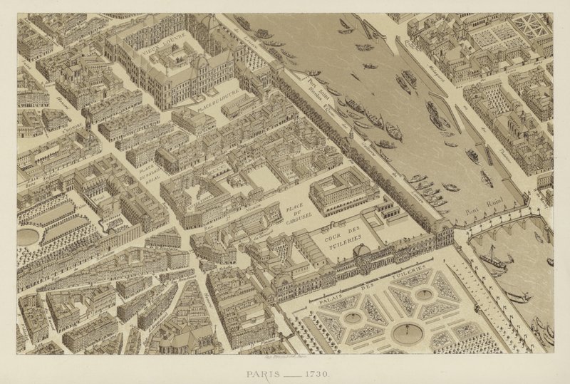Parijs, 1730 door French School