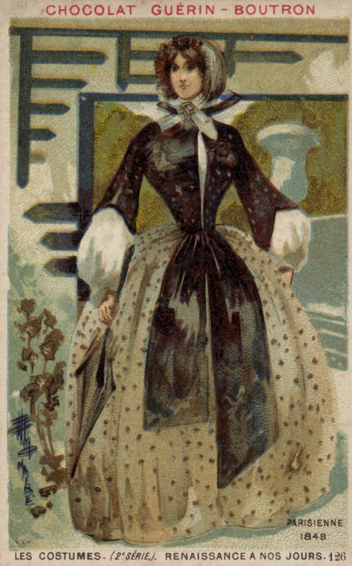 Parijse mode, 1848 door French School