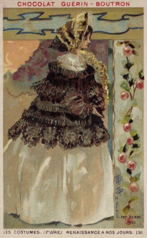 Parijse mode, 1855 door French School