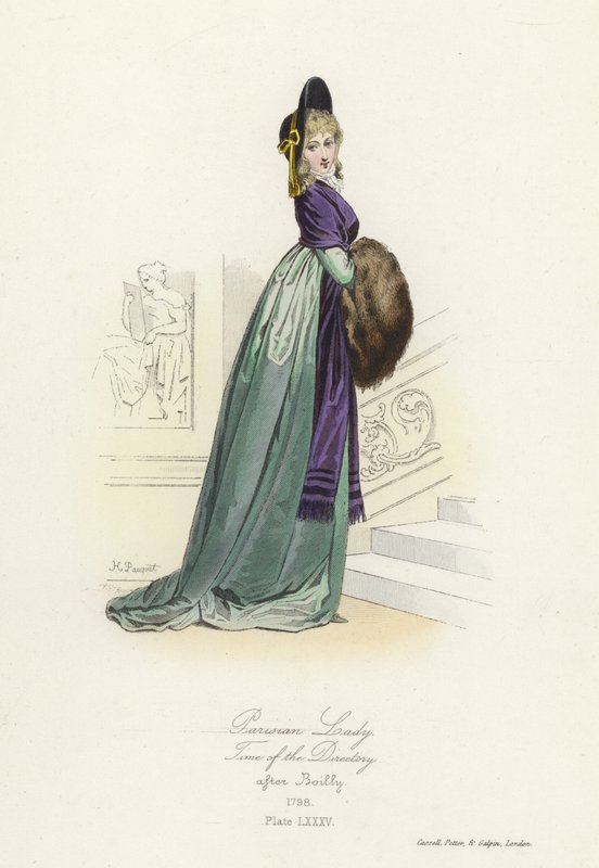 Parijse dame, tijd van het Directoire door French School