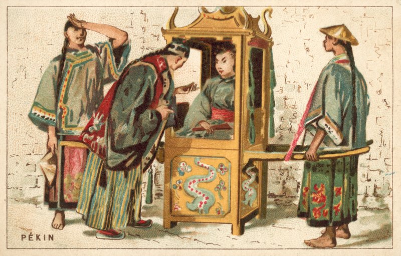 Peking door French School
