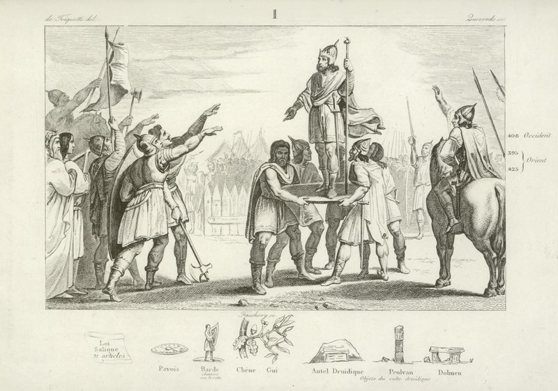 Pharamond, koning van de Franken door French School