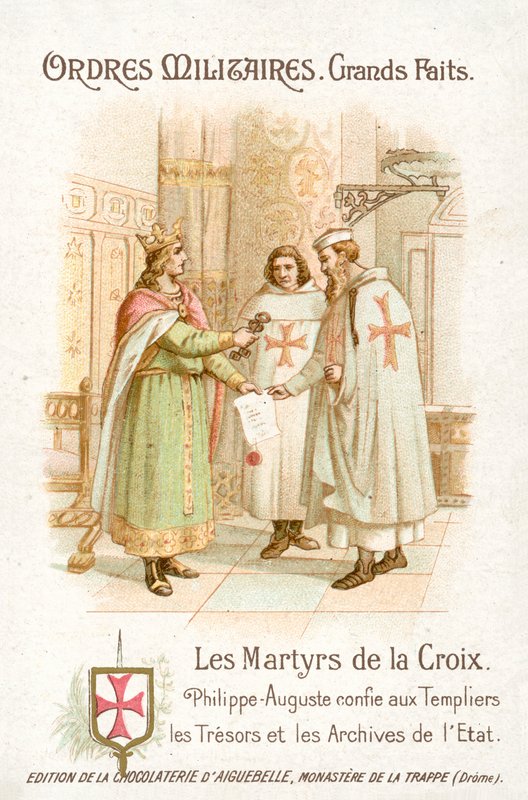 Filips Augustus beloont de Tempeliers door French School