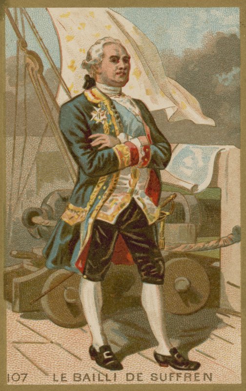 Pierre André de Suffren door French School