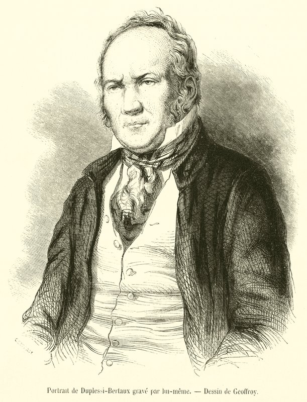 Portret van Duplessi-Bertaux grave door French School