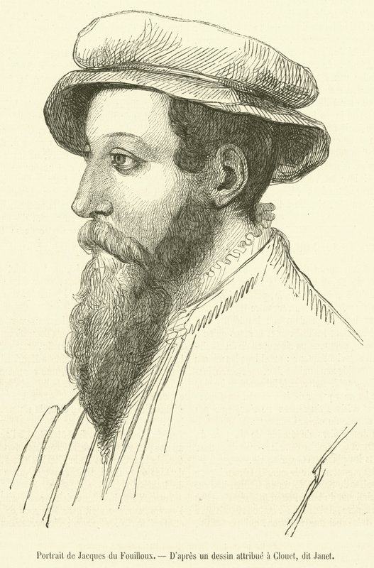 Portret van Jacques du Fouilloux door French School