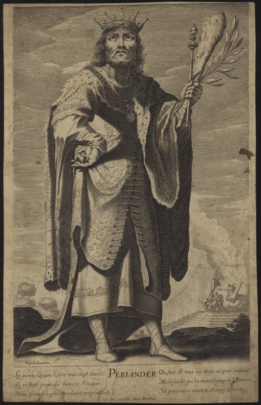 Portret van Periander door French School