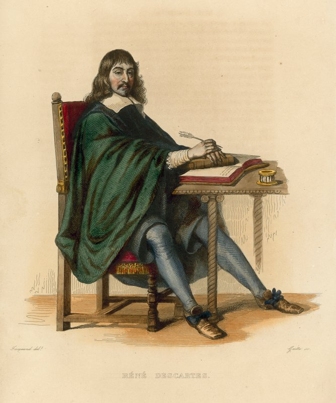 René Descartes door French School