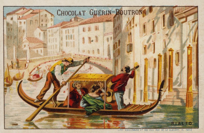 Rialtobrug, Venetië door French School
