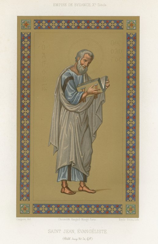 Sint Johannes de Evangelist door French School