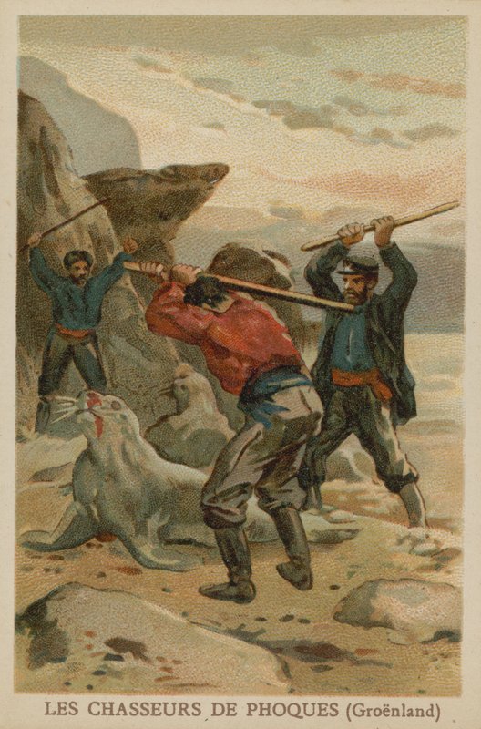 Zeehondenjagers (Groenland) door French School