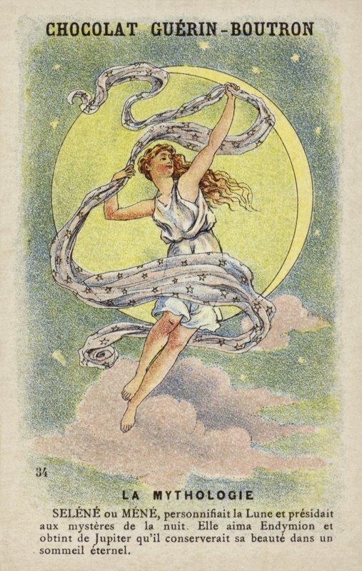 Selene of Mene door French School