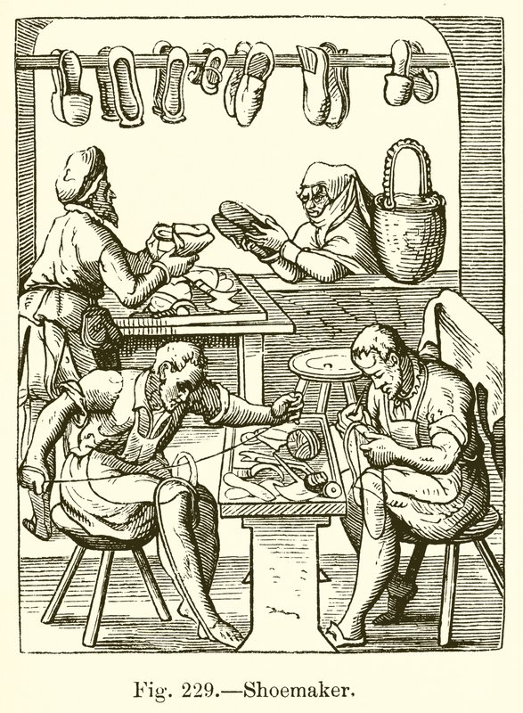 Schoenmaker door French School