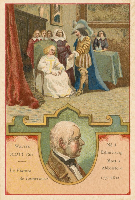 Sir Walter Scott door French School