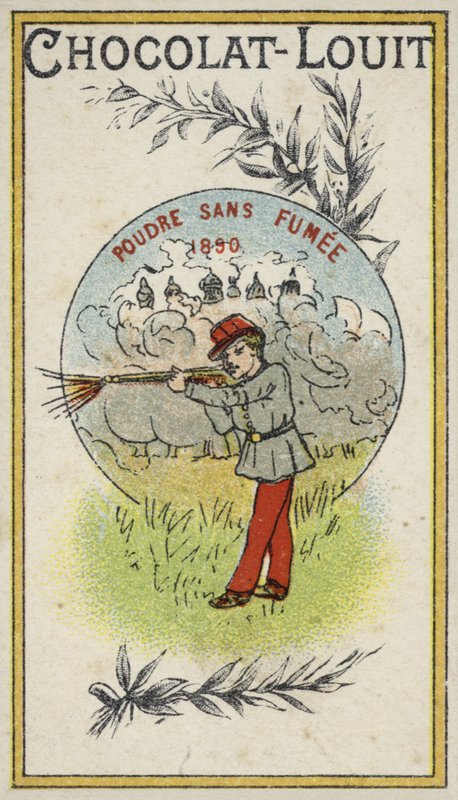 Rookloos kruit, 1890 door French School