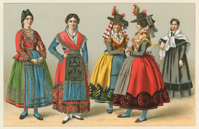 Spaanse Kleding door French School