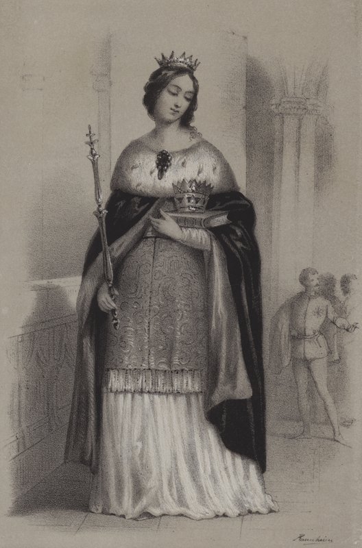 Sint Elisabeth van Hongarije door French School