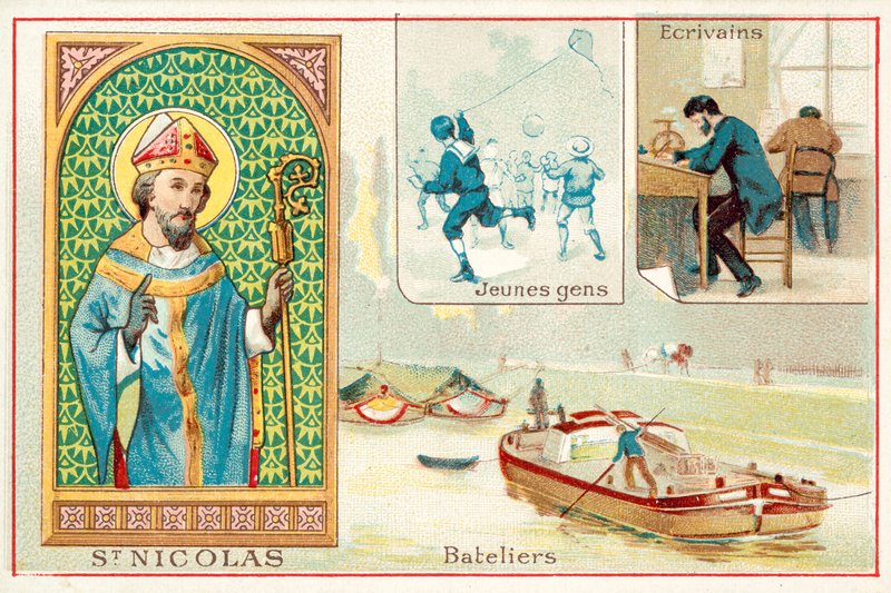 St. Nicolaas door French School