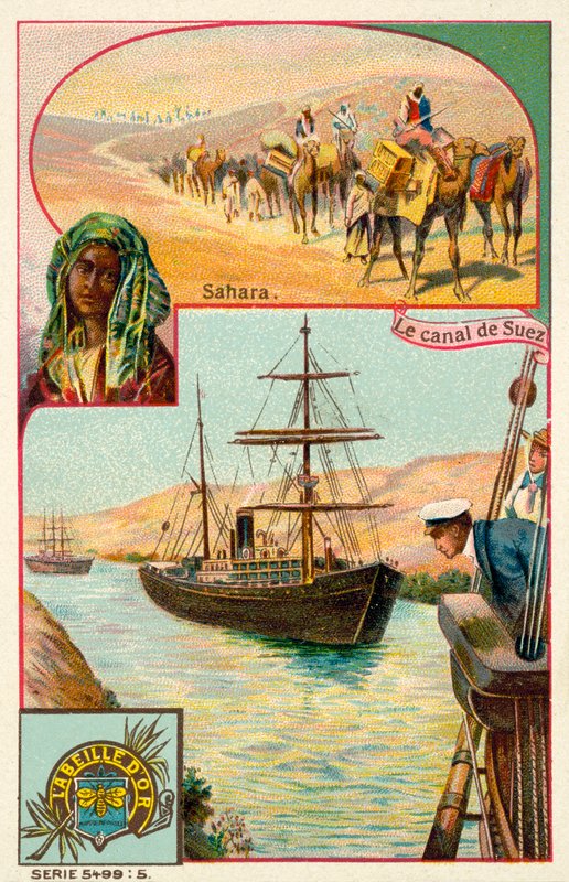 Suezkanaal en Sahara, Egypte door French School