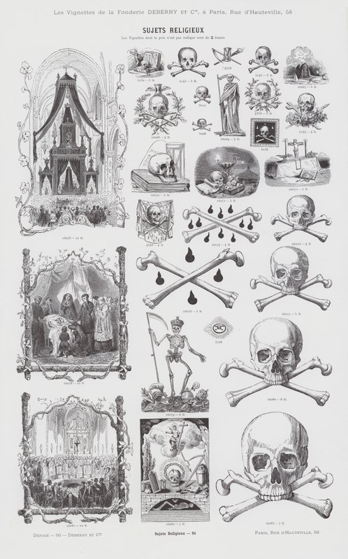 Religieuze onderwerpen (gravure) door French School