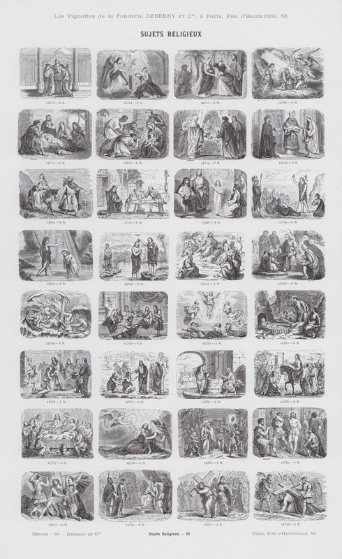 Religieuze Onderwerpen (gravure) door French School