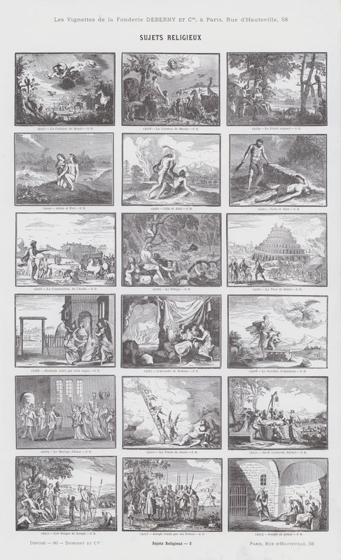 Religieuze Onderwerpen (gravure) door French School