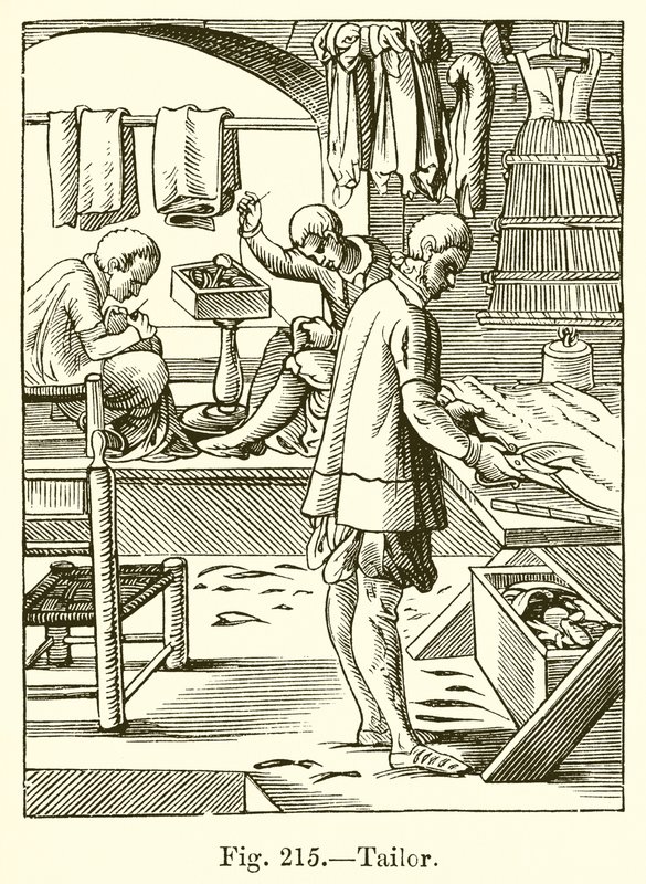 Kleermaker door French School