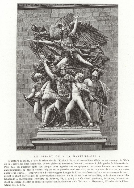 Het vertrek, of La Marseillaise door French School