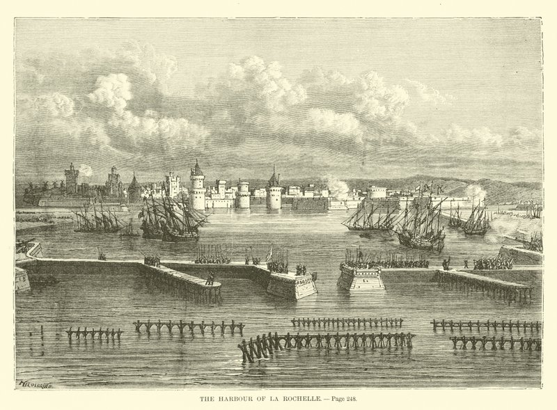 De haven van La Rochelle door French School