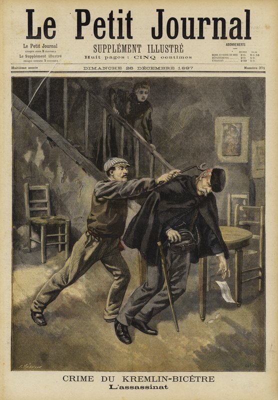 De moord in Kremlin-Bicetre, Parijs, 1897 door French School