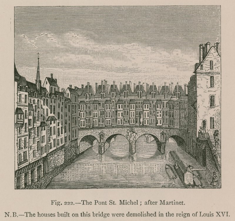 De Pont St. Michel (naar Martinet) door French School