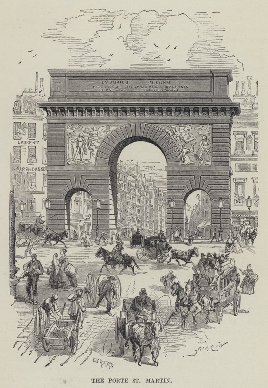 De Porte St Martin door French School