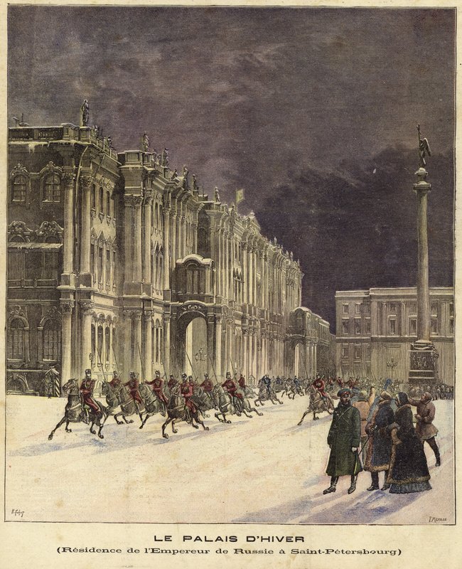 Het Winterpaleis door French School