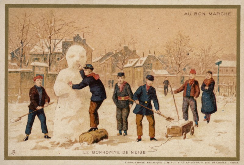 De sneeuwman door French School