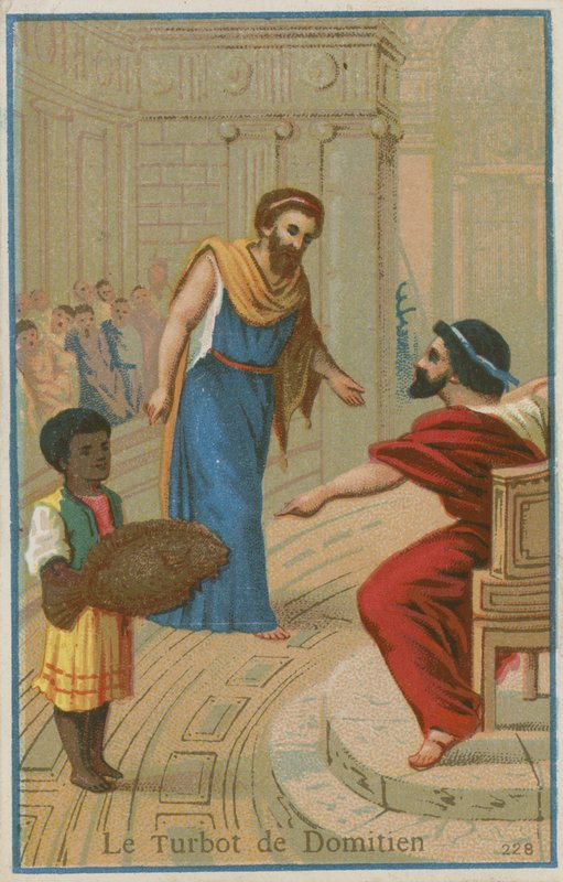 De tarbot van Domitianus door French School