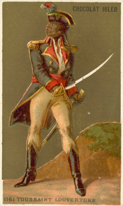 Toussaint Louverture, leider van de Haïtiaanse Revolutie door French School