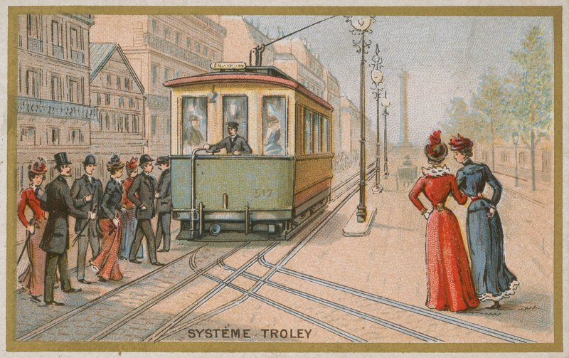 Tram door French School