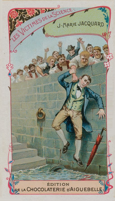 Slachtoffers van de wetenschap: Joseph Marie Jacquard door French School