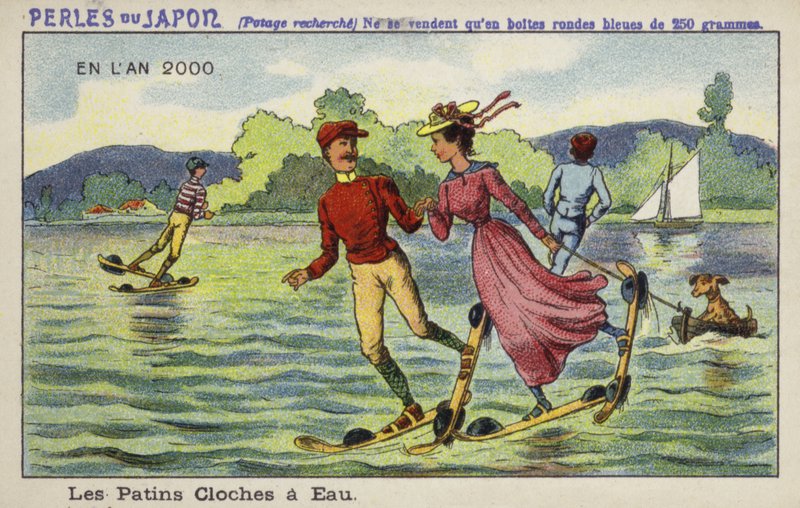Waterschaatsen in het jaar 2000 door French School