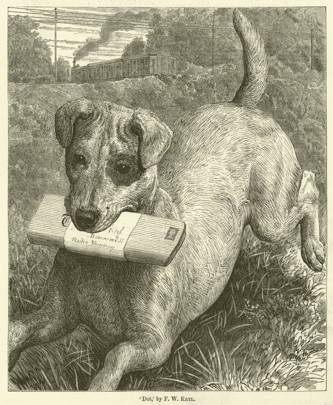 Hond door Friedrich Wilhelm Keyl