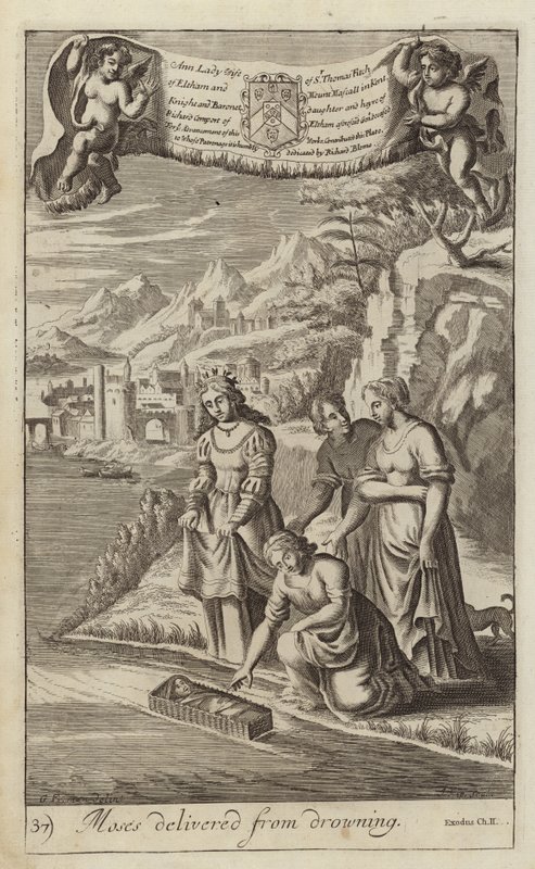 Mozes gered van verdrinking door G Freman