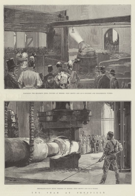 De Shah in Sheffield door Gabriel Nicolet