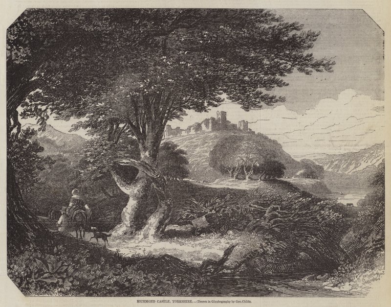 Richmond Castle, Yorkshire door George Childs