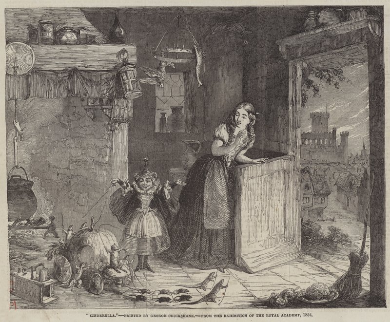Assepoester door George Cruikshank